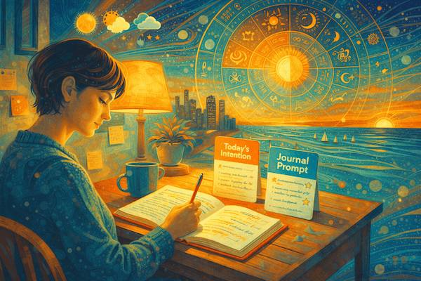 Astra Nora journaling prompt experience