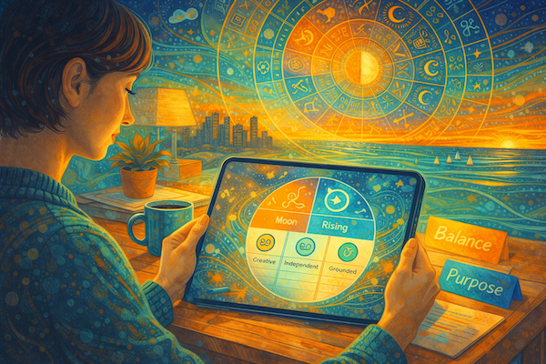 Birth chart analysis feature